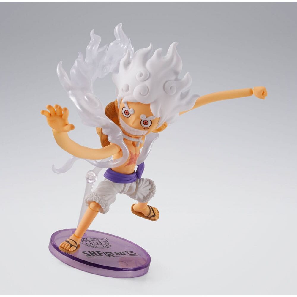 Imagen 2 - Figura S.h. Figuarts Monkey D Luffy Gear 5 One Piece 7,5Cm