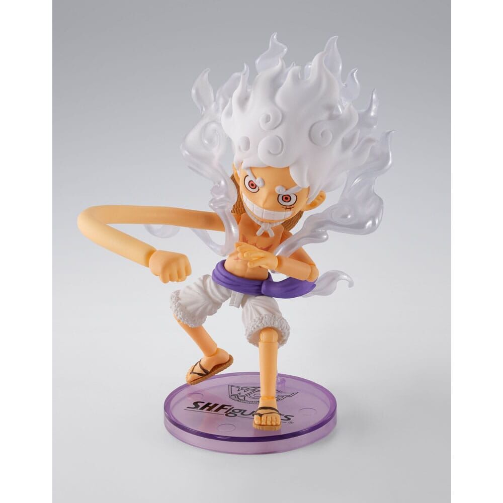 Imagen 5 - Figura S.h. Figuarts Monkey D Luffy Gear 5 One Piece 7,5Cm
