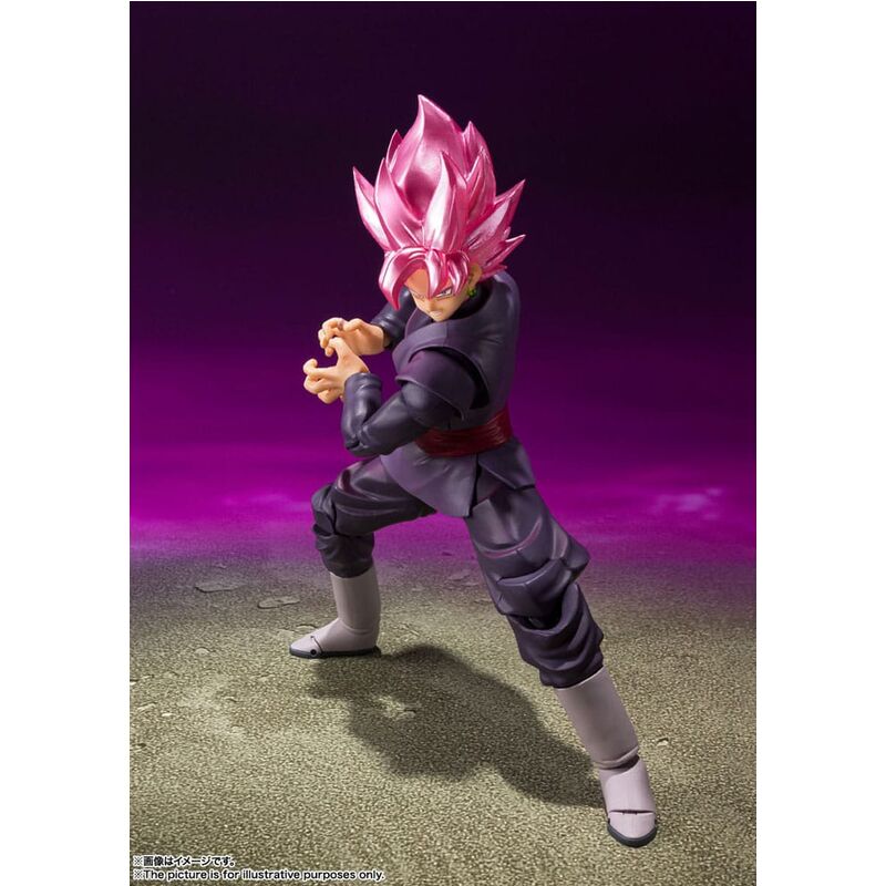 Imagen 3 - Figura S.h. Figuarts Goku Black Super Saiyan Rose Dragon Ball Super 14Cm