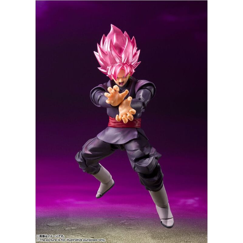 Imagen 4 - Figura S.h. Figuarts Goku Black Super Saiyan Rose Dragon Ball Super 14Cm