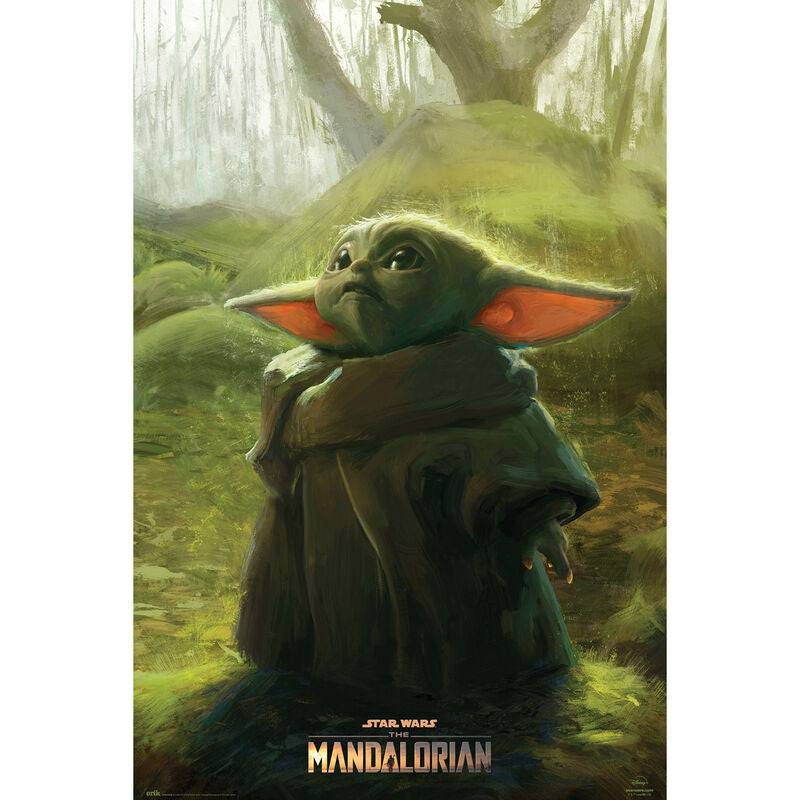 Imagen 1 - Poster Baby Yoda The Mandalorian Star Wars