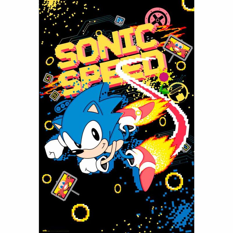 Imagen 1 - Poster Speed Sega Sonic The Hedgehog