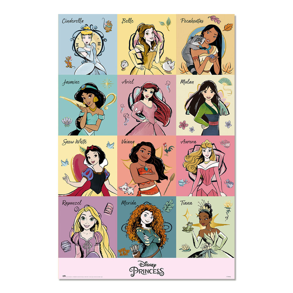 Imagen 1 - Poster Princesas Disney