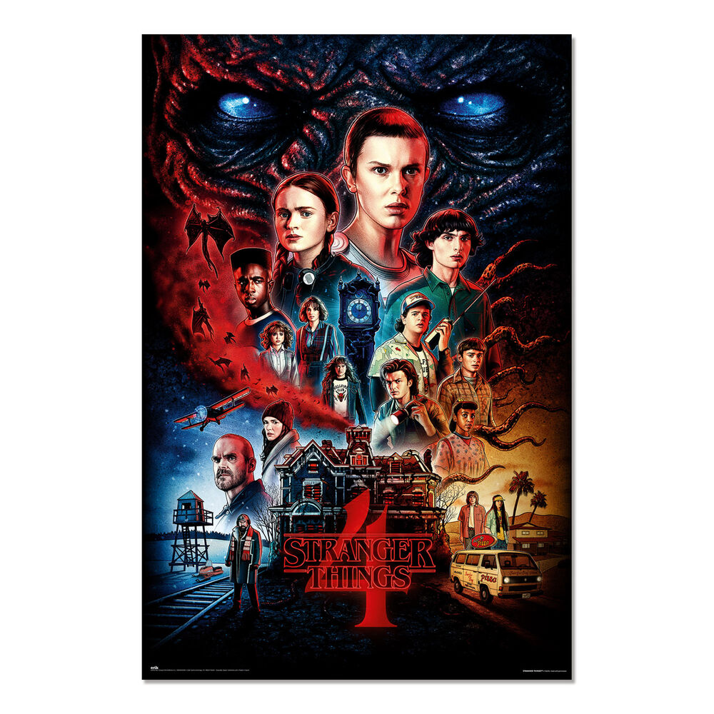 Imagen 1 - Poster Casa Vecna Stranger Things 4