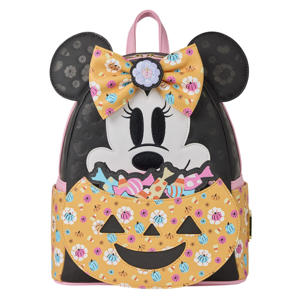 Imagen 1 - Mochila Pumpkin Minnie Disney Loungefly 26Cm