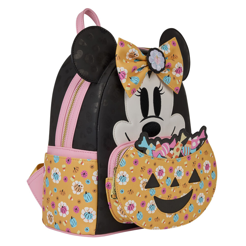 Imagen 5 - Mochila Pumpkin Minnie Disney Loungefly 26Cm