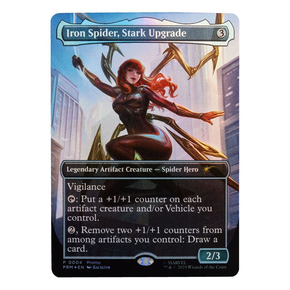 Imagen 5 - Figura Mary Jane Watson Iron Spider Magic The Gathering Spider-man Marvel 15Cm