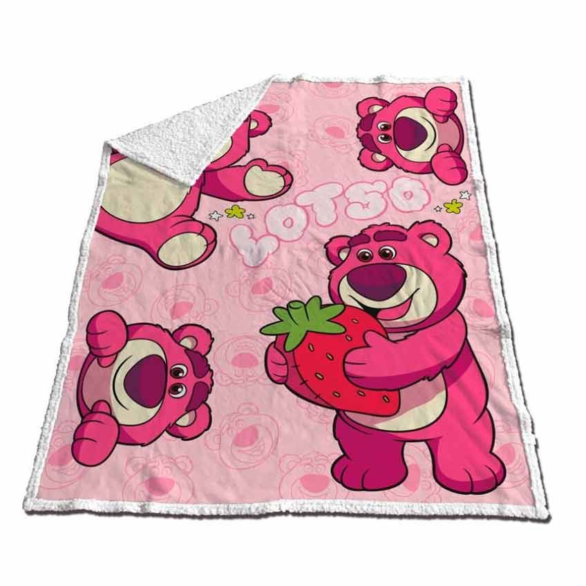 Imagen 1 - Manta Coralina Sherpa Lotso Toy Story Disney Pixar 130X170cm