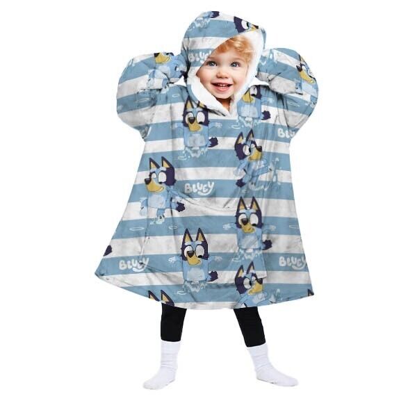 Imagen 1 - Bata Sudadera Oversize Bluey Infantil
