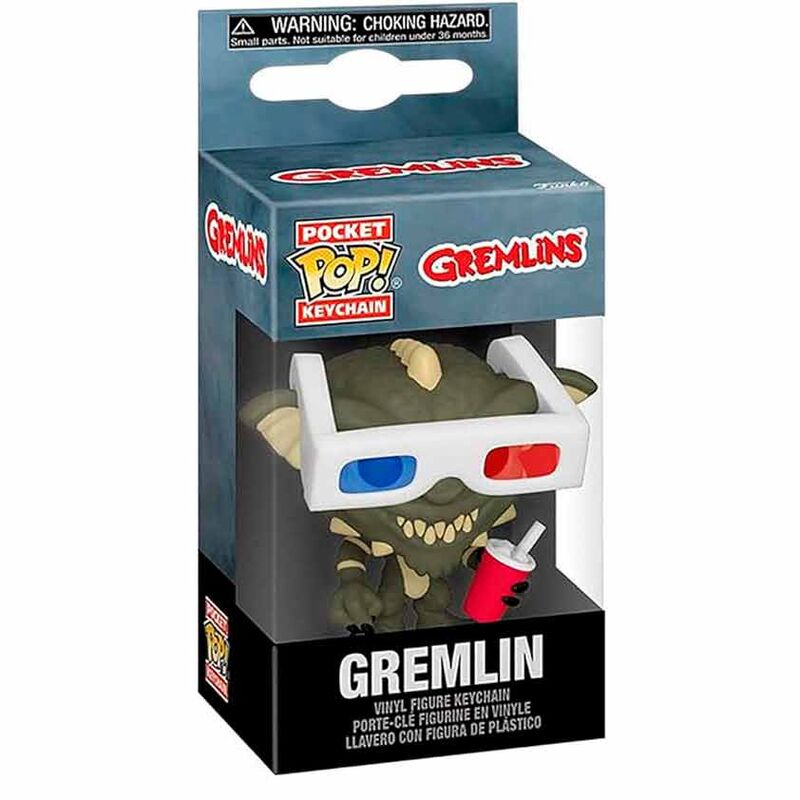 Imagen 1 - Llavero Pocket Gremlins Gremlin With 3D Glasses