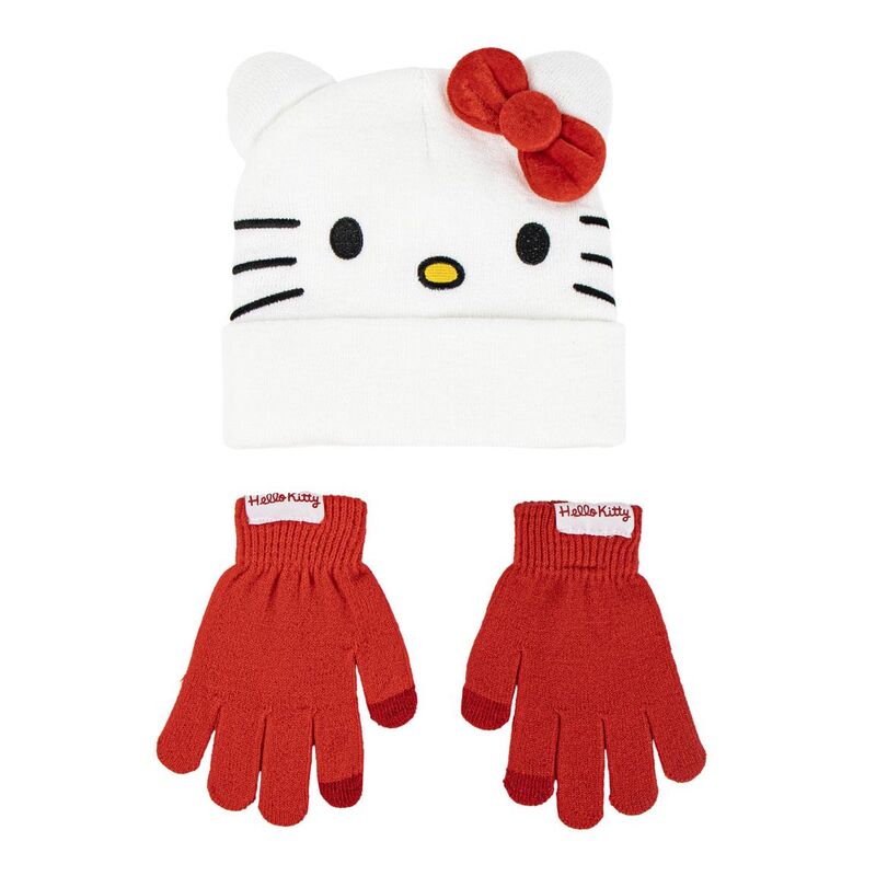 Imagen 1 - Set Gorro Y Guantes Hello Kitty