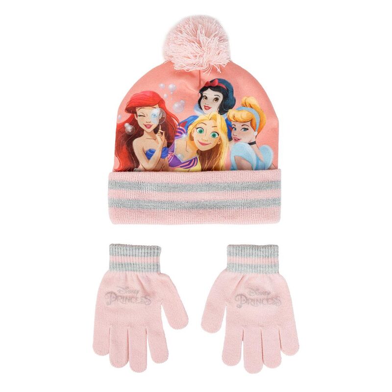 Imagen 1 - Set Gorro Y Guantes Princesas Disney