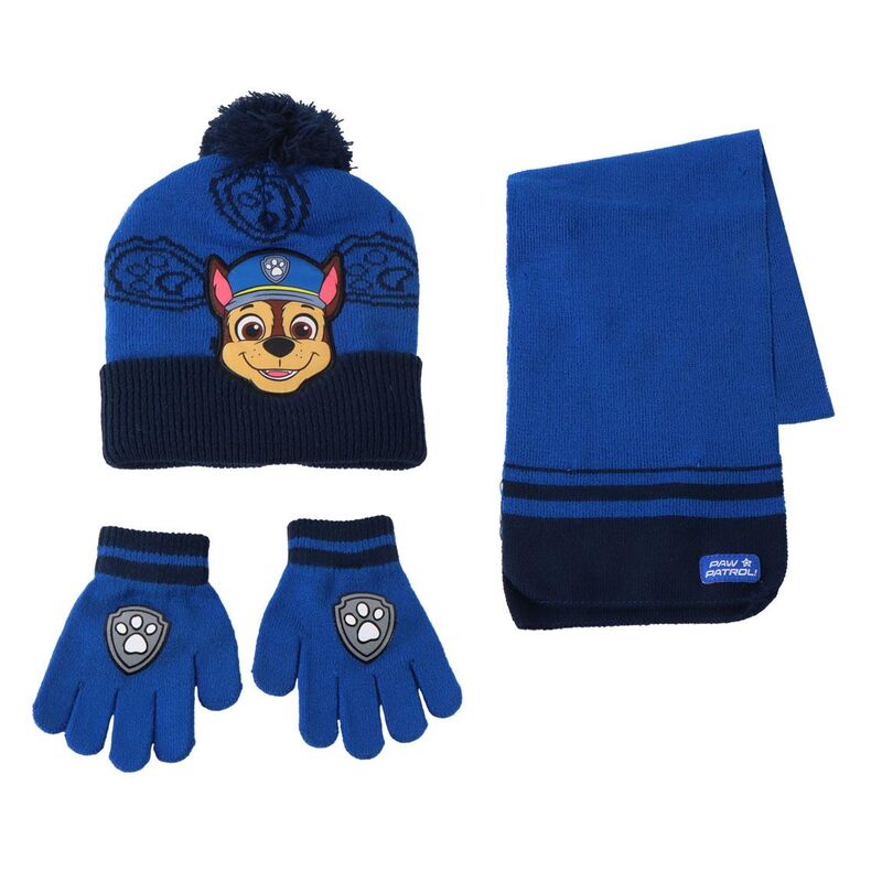 Imagen 1 - Conjunto Gorro Guantes Braga Cuello Patrulla Canina Paw Patrol