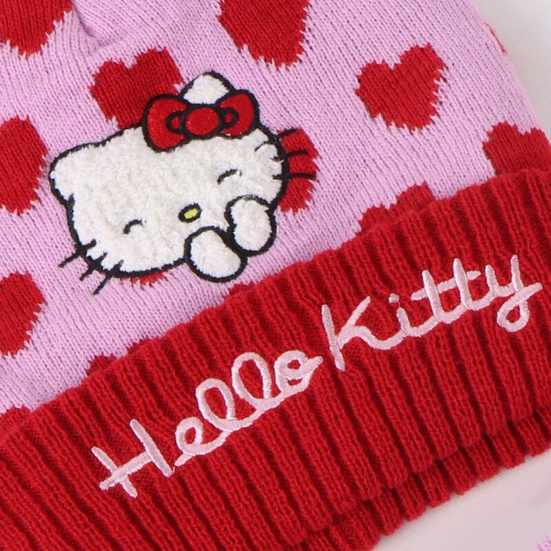 Imagen 5 - Conjunto Gorro Guantes Braga Cuello Hello Kitty