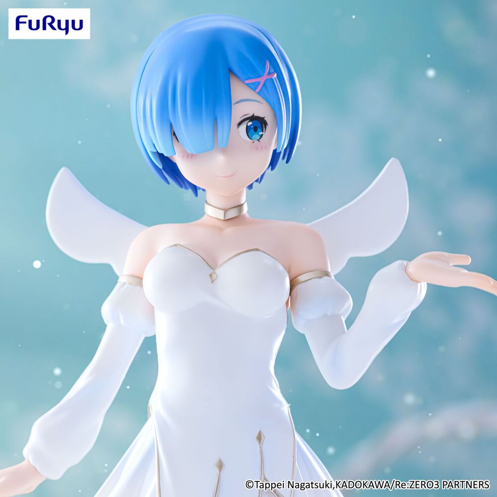 Imagen 5 - Figura Rem Little Wings Bicute Pure Re:zero Starting Life In Another World 25Cm