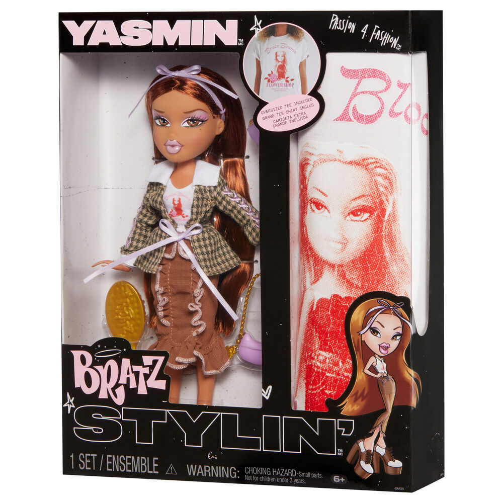 Imagen 1 - Muñeca Yasmin Stylin + Camiseta Bratz