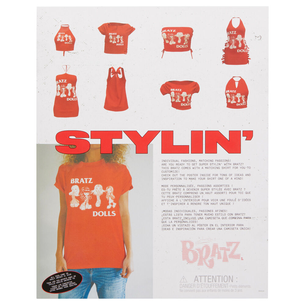 Imagen 10 - Muñeca Jade Stylin + Camiseta Bratz