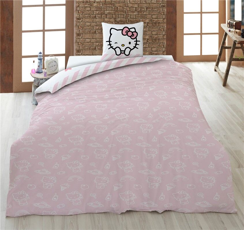 Imagen 1 - Funda Nordica Hello Kitty Cama 90Cm Algodon