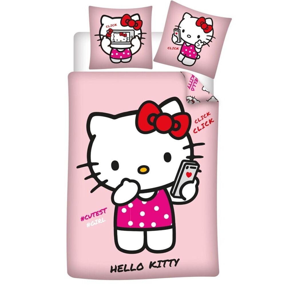 Imagen 1 - Funda Nordica Hello Kitty Cama 90Cm Policotton