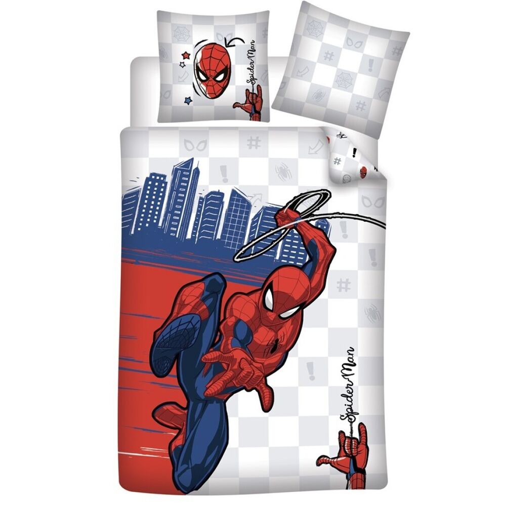 Imagen 1 - Funda Nordica Spiderman Marvel Cama 90Cm Algodon
