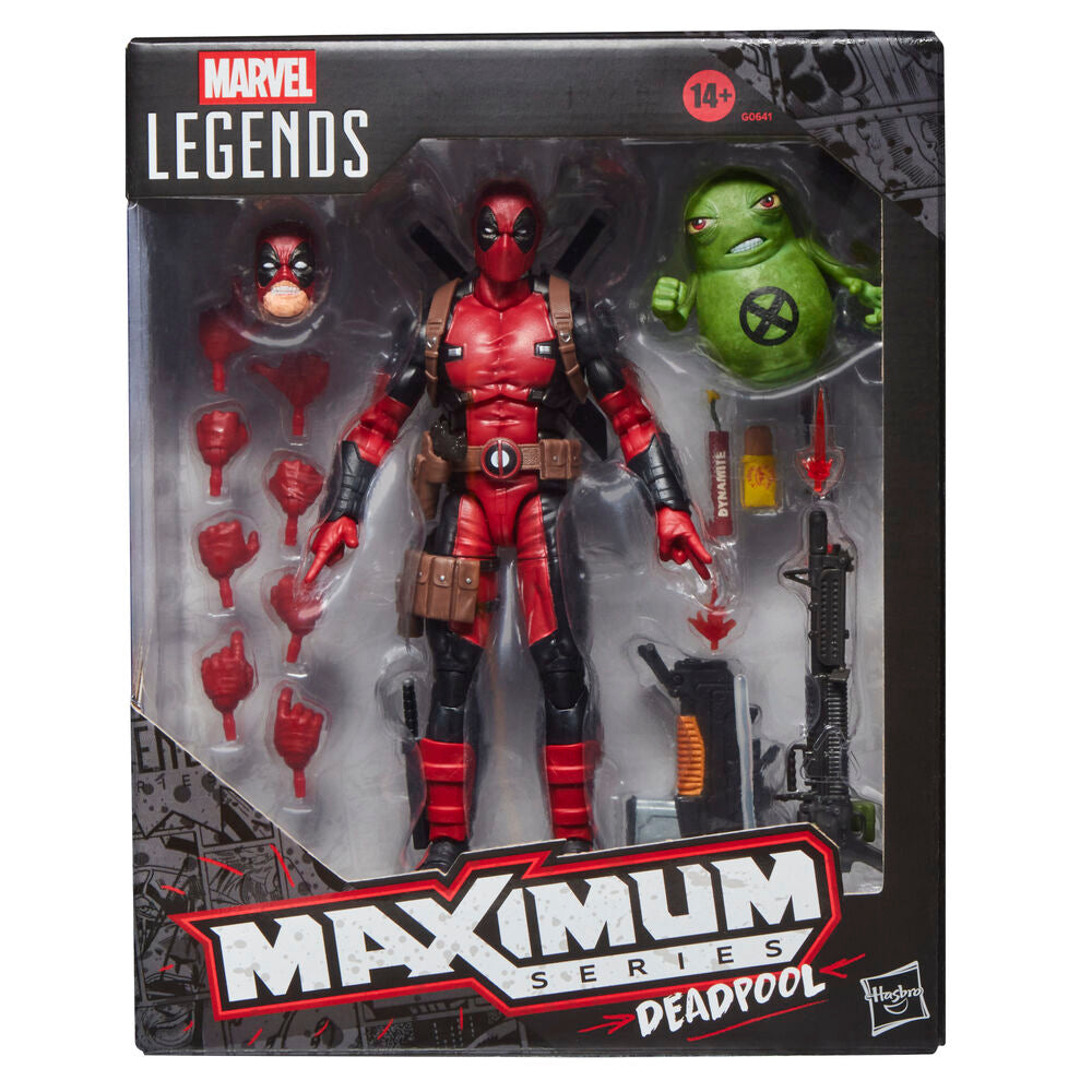 Imagen 1 - Figura Deadpool Maximun Series Marvel Legends 15Cm