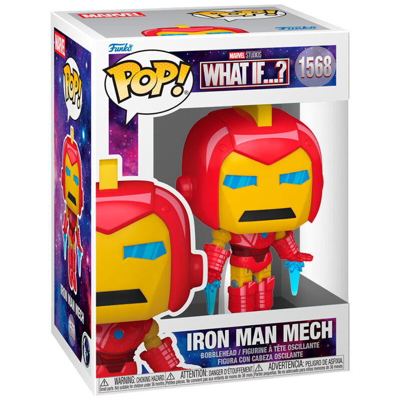 Imagen 1 - Figura Pop Marvel What If..? Iron Man Mech