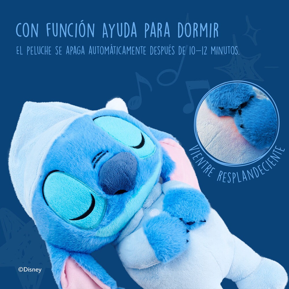 Imagen 13 - Peluche Stitch Dormilon Disney 31Cm Sonido