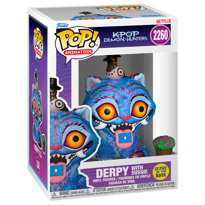 Imagen 1 - Figura Pop Kpop Demon Hunters Derpy With Sussie Glow