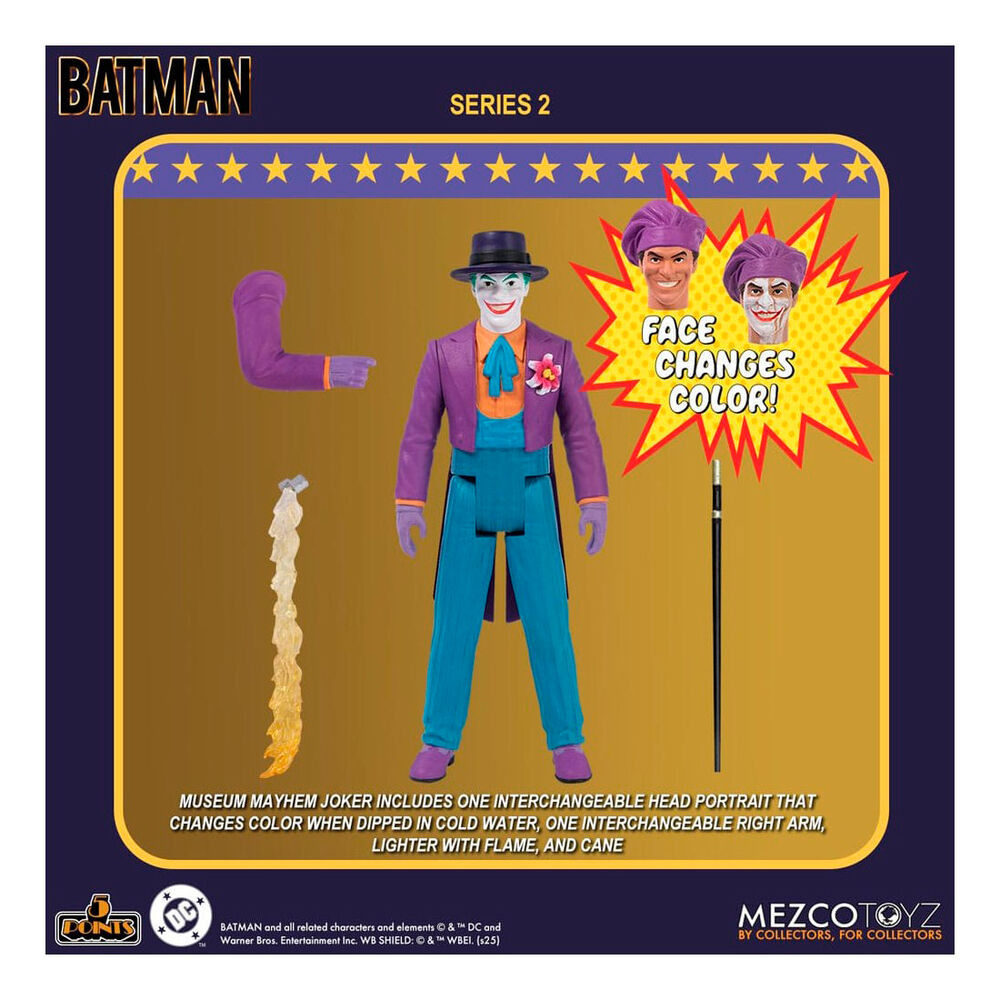 Imagen 1 - Figura The Joker Museum Mayhem Batman 1989 Series 2 Dc Comics 9,5Cm