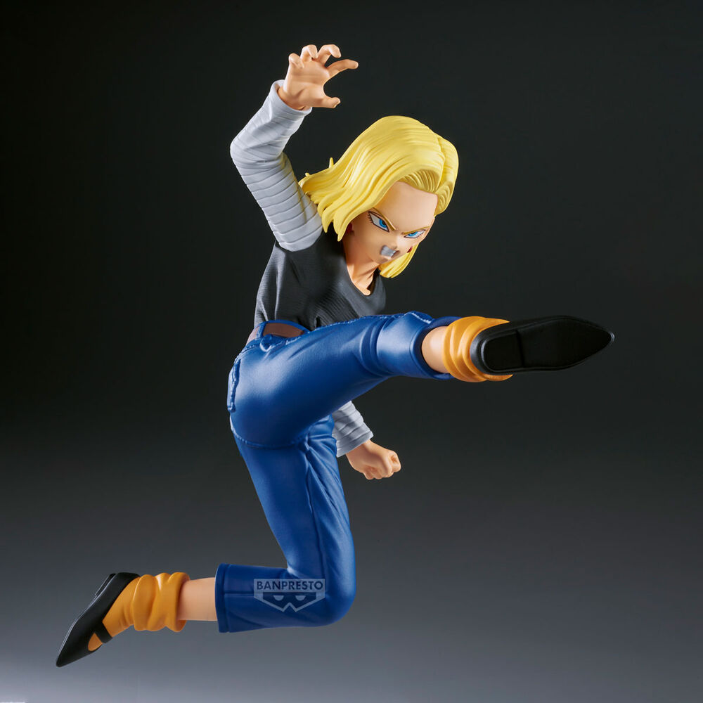 Imagen 3 - Set 2 Figures Android 18 & Mr. Satan Match Makers Dragon Ball Z 11-8Cm