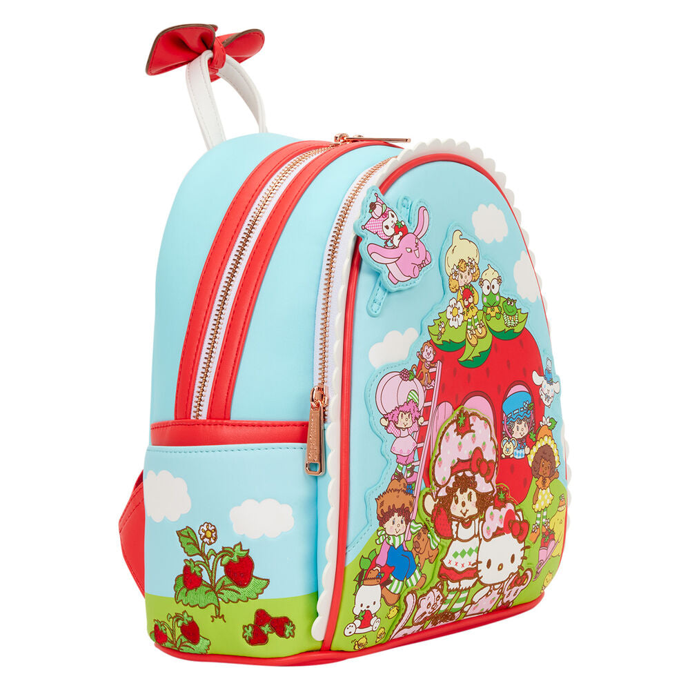 Imagen 3 - Mochila Shortcake Scented Hello Kitty & Friends X Strawberry Loungefly 26Cm