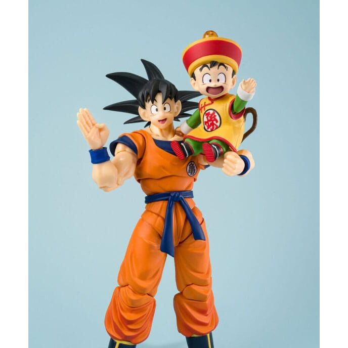 Imagen 2 - Figura S.h Figuarts Son Goku & Son Gohan Kid & Kontoun Dragon Ball Z