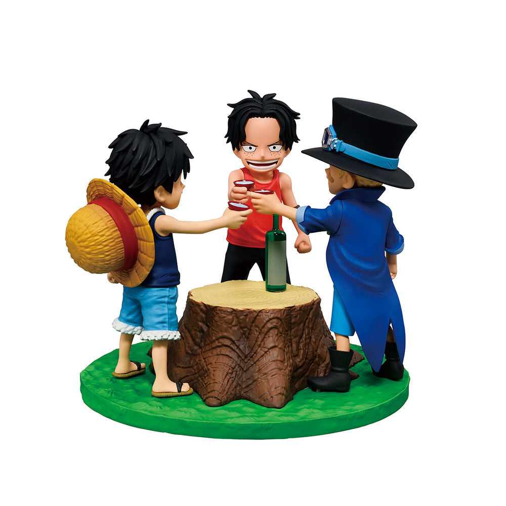 Imagen 2 - Figura Ichibansho Ace & Sabo & Luffy Dramatic Memories One Piece 10Cm
