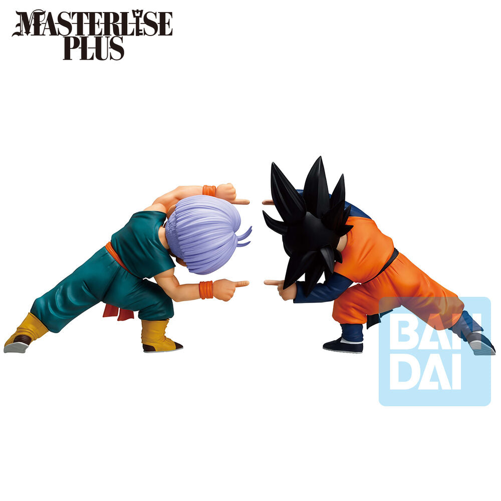 Imagen 4 - Set 2 Figuras Ichibansho Masterlise Son Goten & Trunks Battle Of Super Saiyan Dragon Ball Z 9Cm