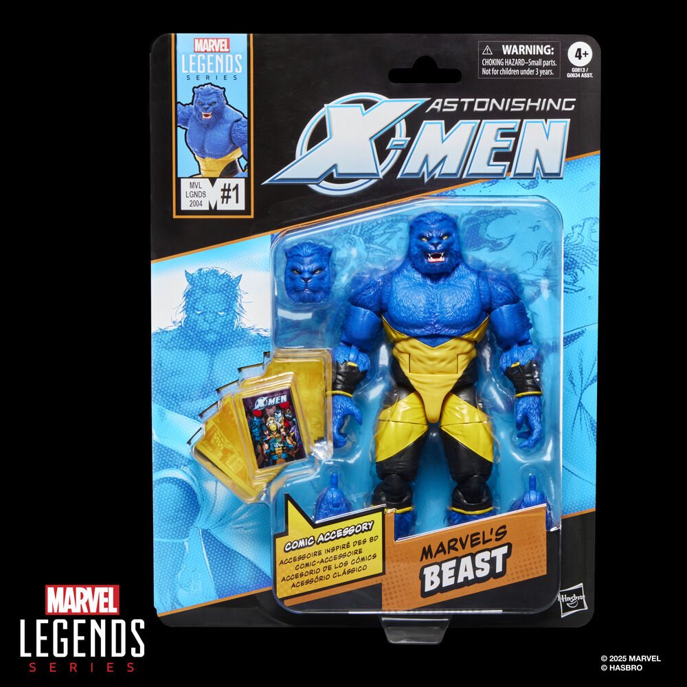 Imagen 2 - Figura Beast X-men Astonishing Marvel Legends Series 15Cm