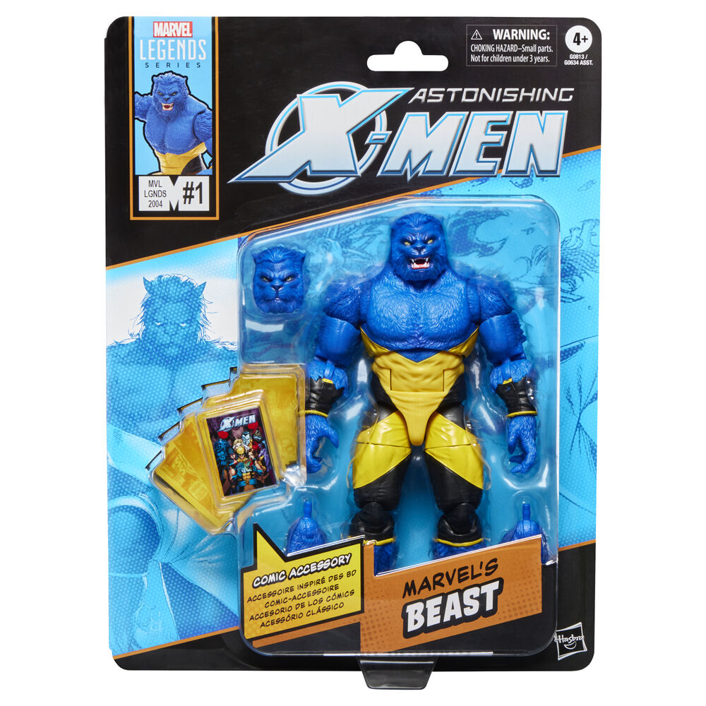 Imagen 1 - Figura Beast X-men Astonishing Marvel Legends Series 15Cm