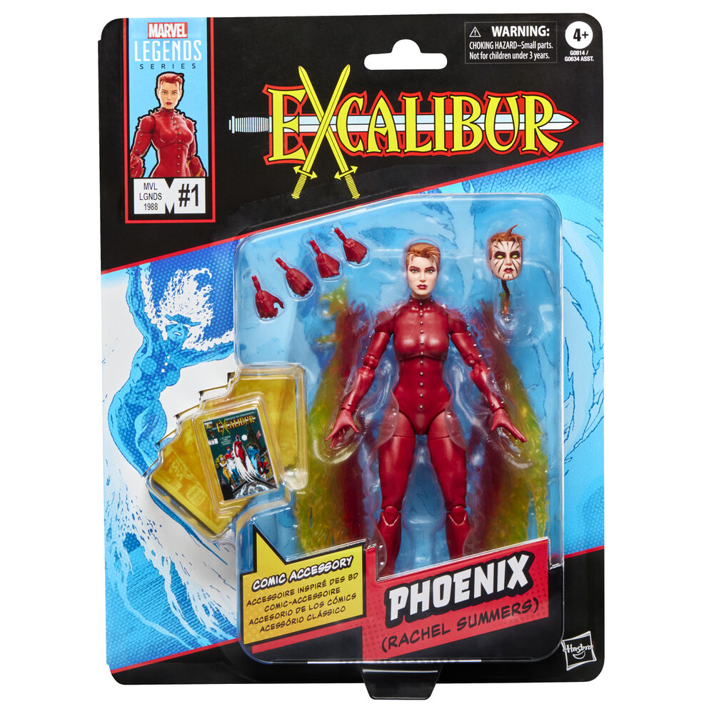 Imagen 1 - Figura Phoenix Rachel Summers Excalibur Marvel Legends Series 15Cm
