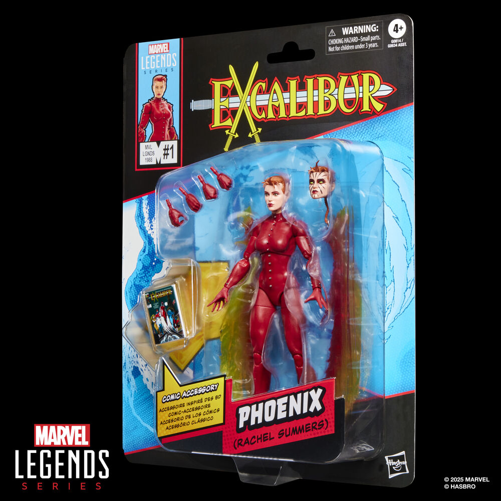 Imagen 5 - Figura Phoenix Rachel Summers Excalibur Marvel Legends Series 15Cm
