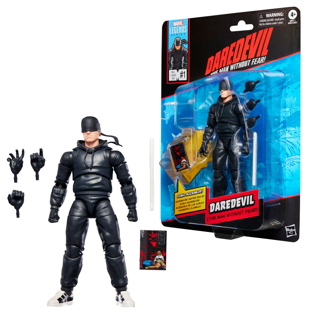 Imagen 1 - Figura Daredevil The Man Without Fear Daredevil Marvel Legends Series 15Cm
