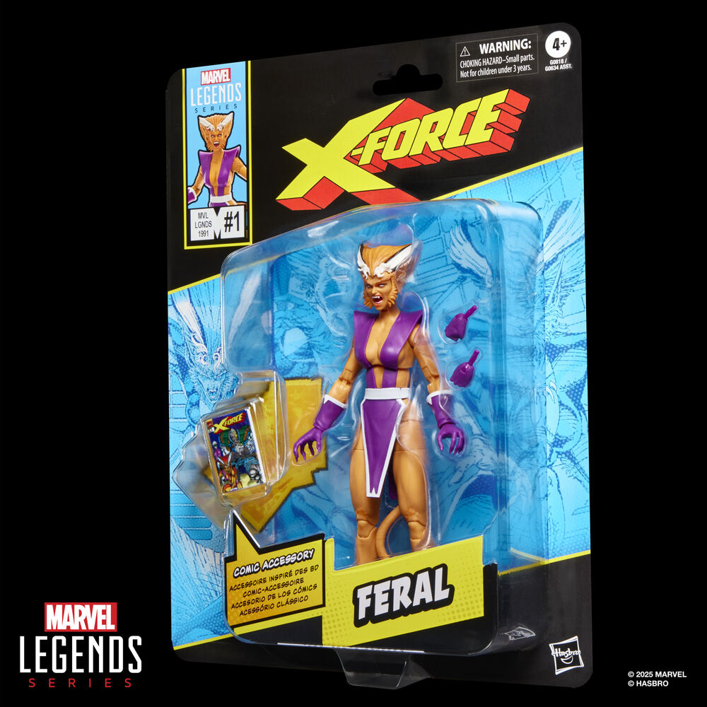 Imagen 3 - Figura Feral X-force Marvel Legends Series 15Cm