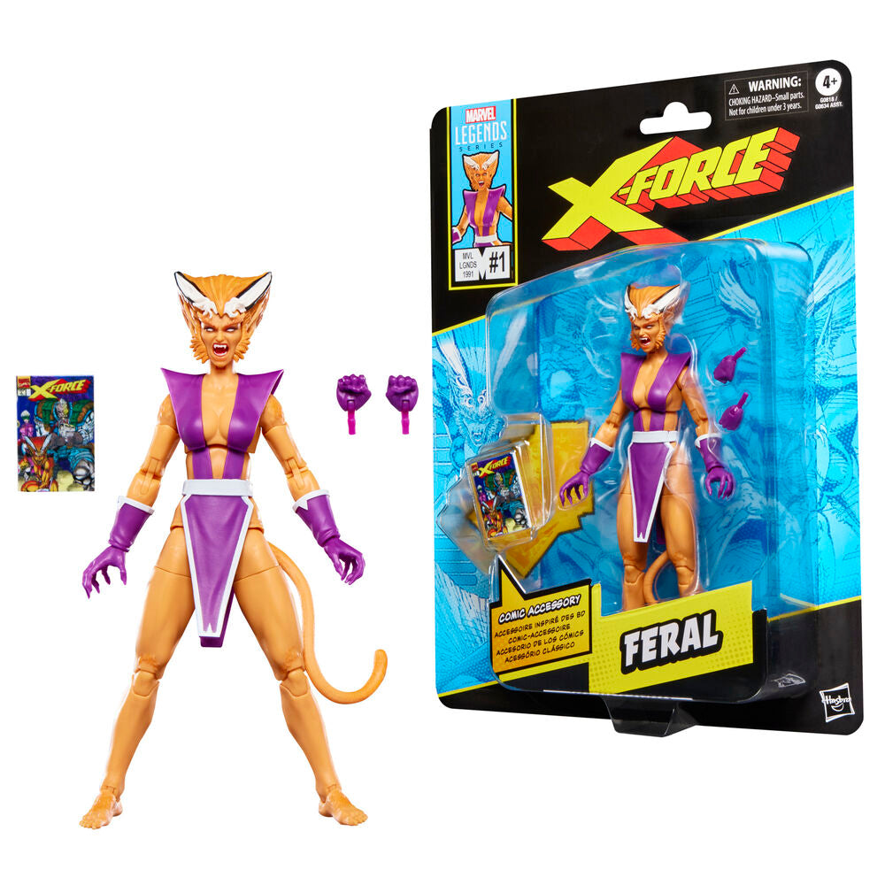 Imagen 2 - Figura Feral X-force Marvel Legends Series 15Cm