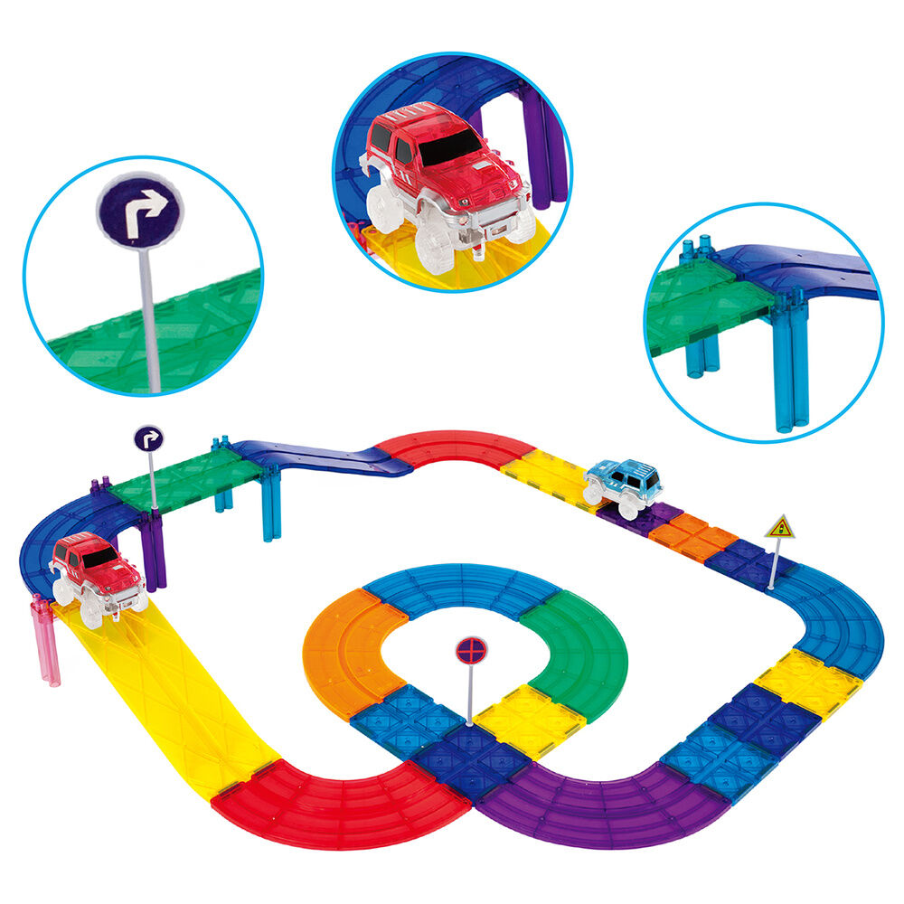 Imagen 9 - Pista De Carreras Magnetica 30Pzs