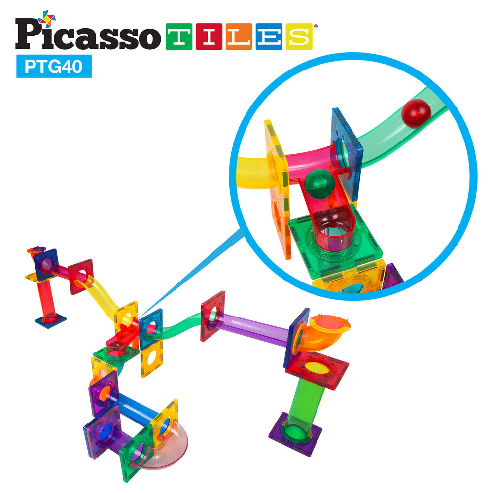 Imagen 3 - Circuito De Canicas Magnetico 40Pzs