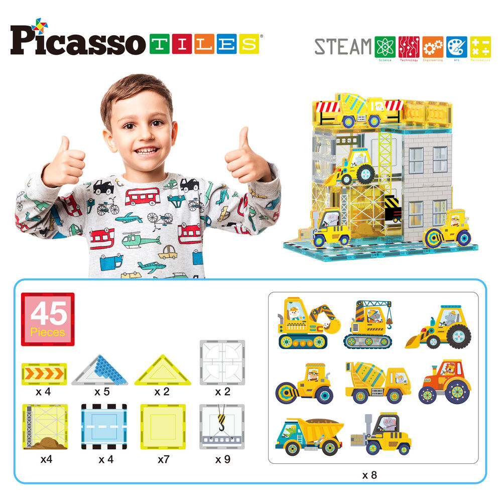 Imagen 2 - Bloques Magneticos + 8 Vehiculos