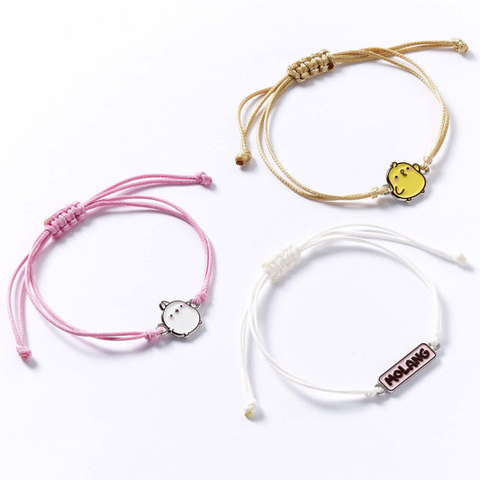 Imagen 2 - Blister 3 Pulseras De La Amistad Molang