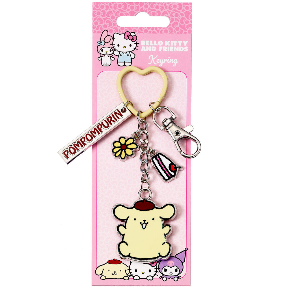 Imagen 1 - Llavero Pompompurin Hello Kitty