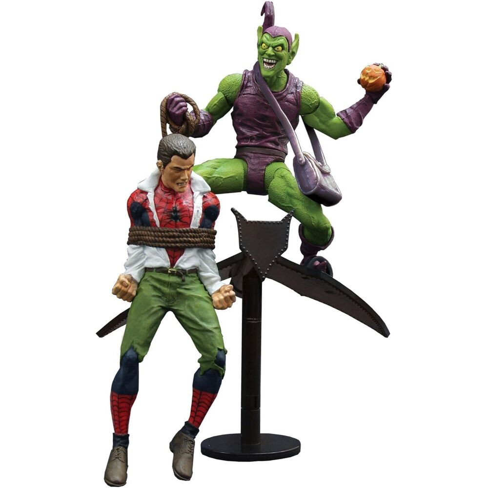 Imagen 1 - Figuras Duende Verde & Peter Parker Marvel Select 15Cm