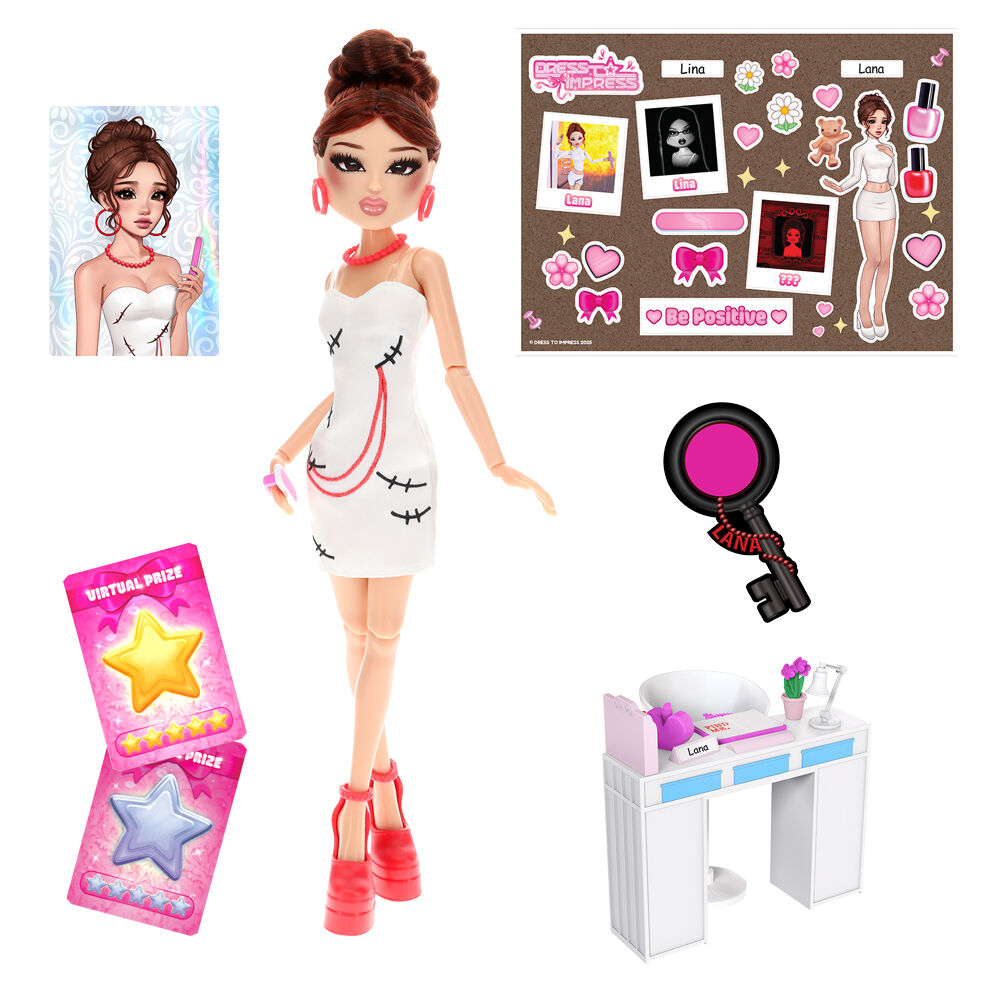 Imagen 2 - Set Muñeca Lana Deluxe Fashion Doll Dress To Impress