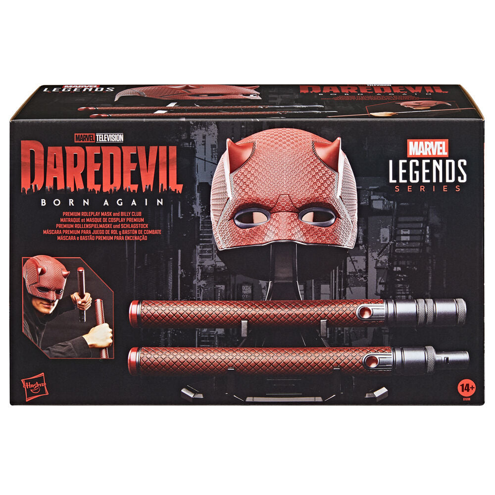 Imagen 2 - Replica Mascara + Baston De Combate Born Again Daredevil Marvel Legends Series