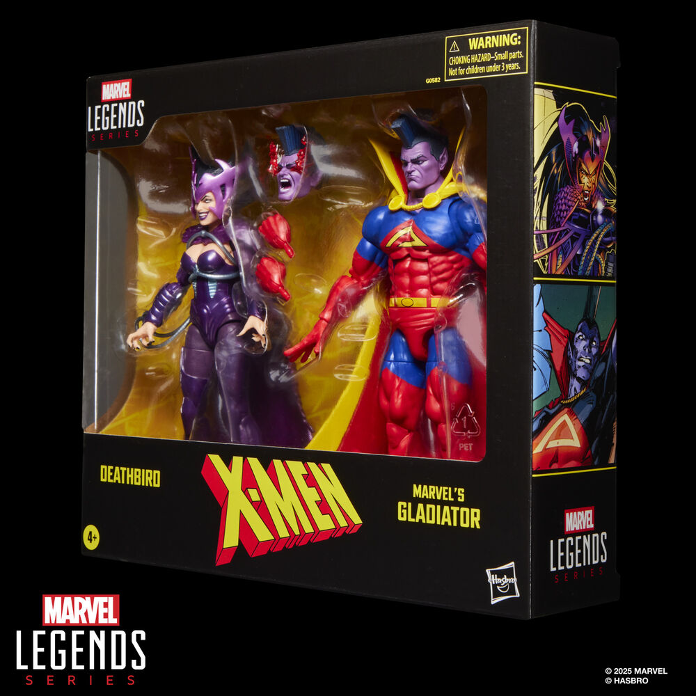 Imagen 5 - Blister 2 Figuras Deathbird & Marvel's Gladiator X-men Marvel Legends Series 15Cm